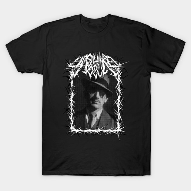 The Ozu Metal Portrait T-Shirt by Metal Detectors
